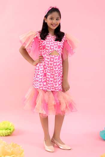 Kirti Agarwal - Pret N Couture Printed Frilled Dress 