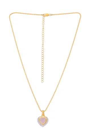 Serenity Heart Shaped Pendant Necklace 