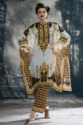 Rajdeep Ranawat Chantelle Regal Print Silk Tunic 