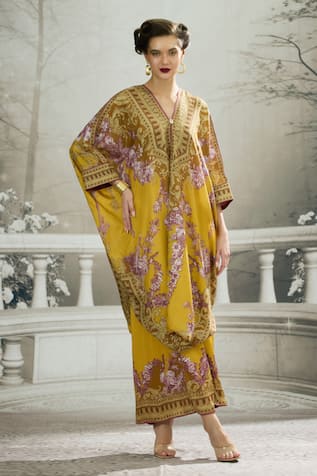 Rajdeep Ranawat Dalilah Draped Kaftan Tunic 