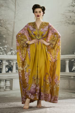 Rajdeep Ranawat Imama Waist Bejewelled Kaftan 