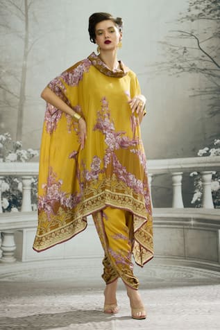 Rajdeep Ranawat Lavanya Printed Asymmetric Tunic 