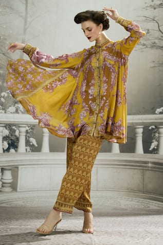 Rajdeep Ranawat Swing Back Printed Tunic 