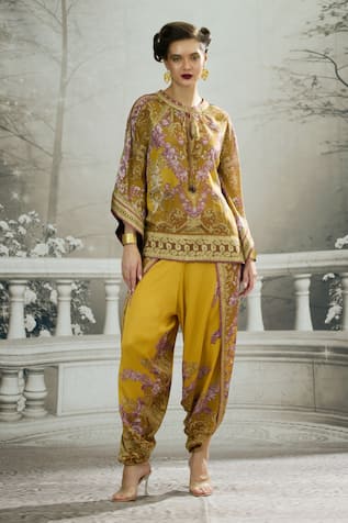 Rajdeep Ranawat Ramona Printed Poncho Tunic 