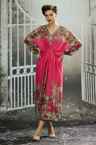 Rajdeep Ranawat Rasika Empire Blossom Print Kaftan 