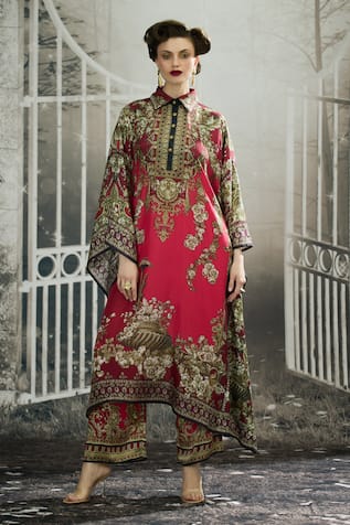 Rajdeep Ranawat Sharifa Bloom Garden Print Kaftan 