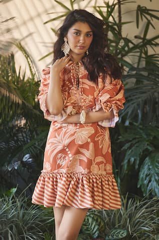 Sonam Parmar Jhawar Irene Paradise Print Dress 