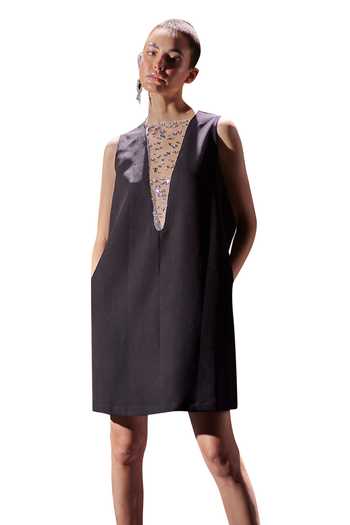 sheer yoke dress Boden Women's Sheer Yoke Shirt Dress in Brown