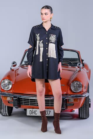 The Dramebaaz CO Twilight Button Down Dress 