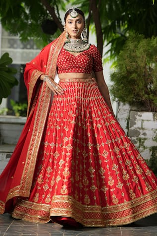 STUDIO TWELVE 11 Embroidered Bridal Lehenga Set 