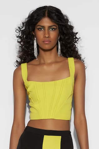 Tisharth by Shivani Panelled Corset Top 