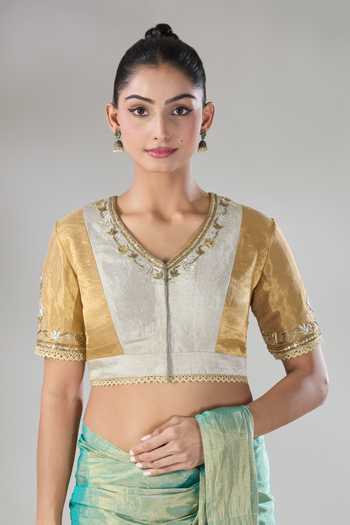 Sheela Suthar Suvarna Embroidered blouse 