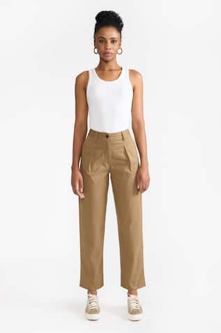 Perona Alessia Front Pleat Pant 