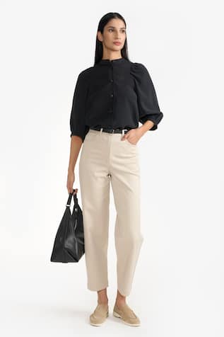 PERONA Juliette Plain Barrel Pant 