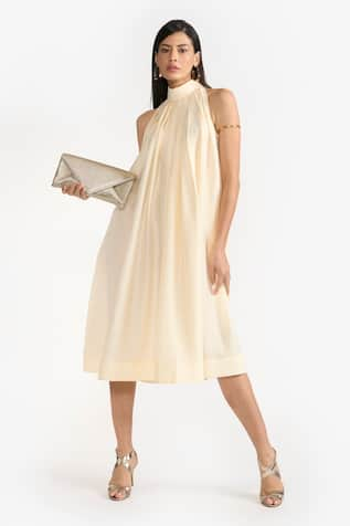 PERONA Scarlett Draped Fluid Dress 