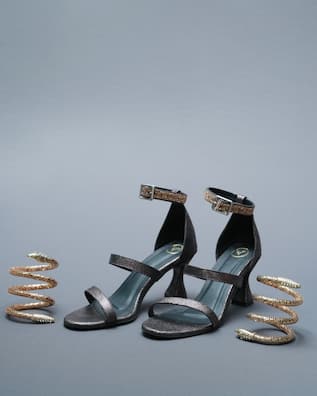 Spring Animal Skin Textured Heels Set 