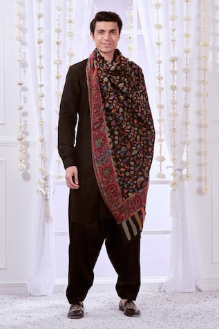 Shop Designer Shawls for Men Online at Aza Fashions