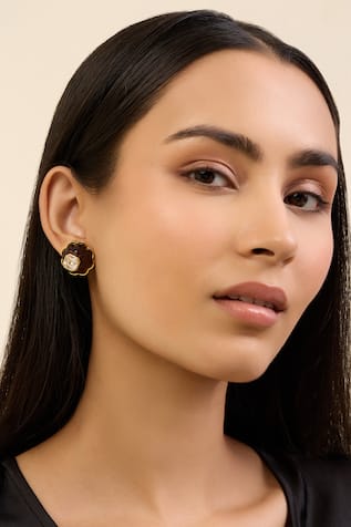Floweret Crystal Studs 