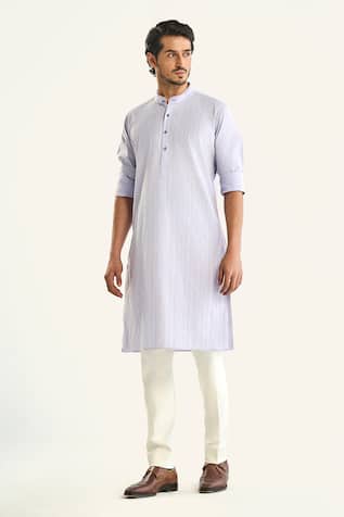 The Pastel Double Needle Kurta 