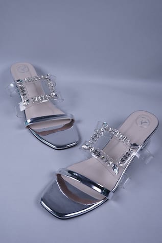 Jewel Embellished Heels 