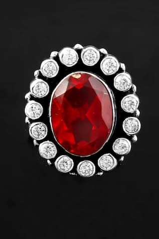 Noor Zircon Embellished Ring 