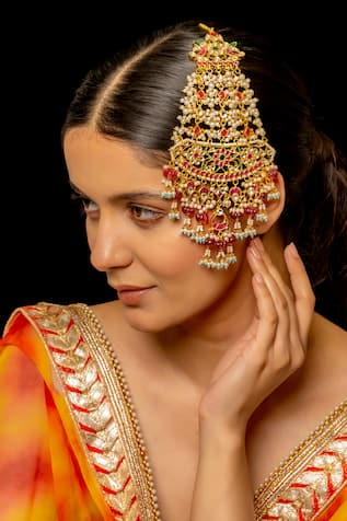 SHLOK JEWELS Bead Embellished Passa 