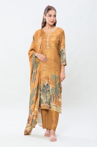 Samyukta Singhania Tree Print Kurta Set 