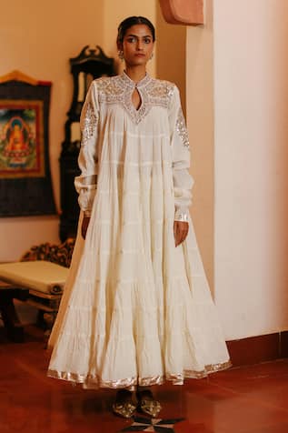 Nazar By Indu Gota Embellished Yoke Anarkali 
