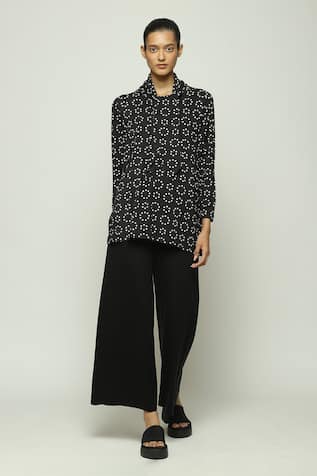 Abraham & Thakore Ring Print Top 