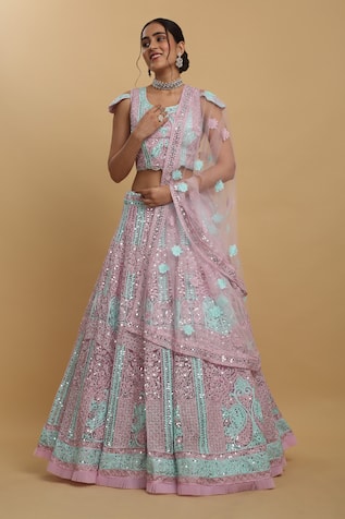 Aham-Vayam Upasana Embroidered Lehenga Set 