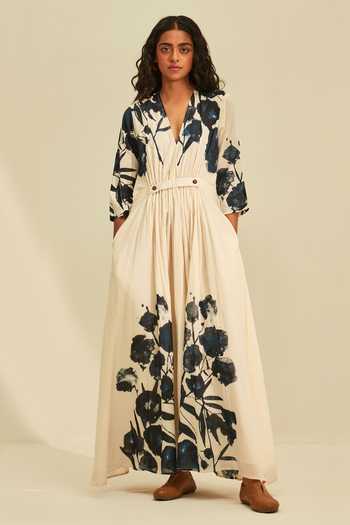 Kharakapas Forest Print Dress 
