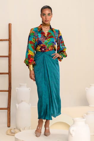 JUHI BENGANI Floral Print Shirt 