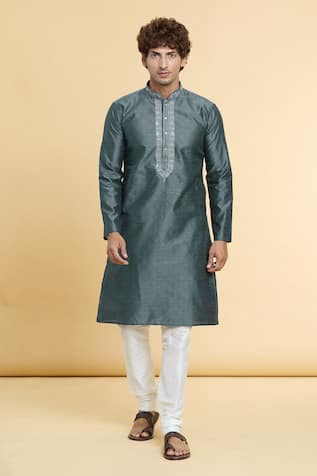 Straight Floral Mandala Pattern Kurta 