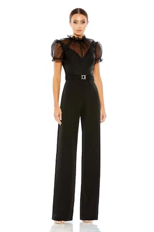 Illusion High Neck Jumpsuit 
