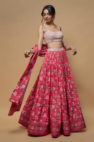 Gullista Print Lehenga Set 