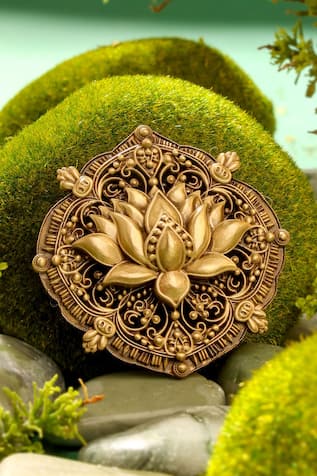 Cosa Nostraa Iconic Lotus Brooch 