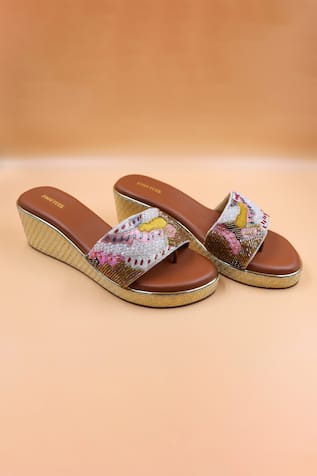 Quinn Embellished Wedges 