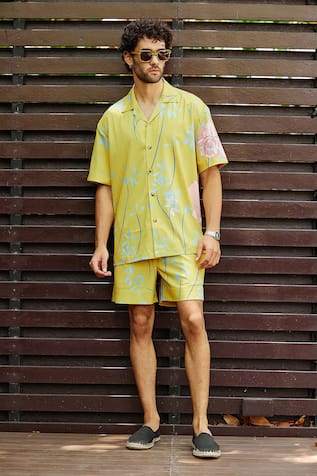 Nautanky Sundaze Printed Shirt With Shorts 