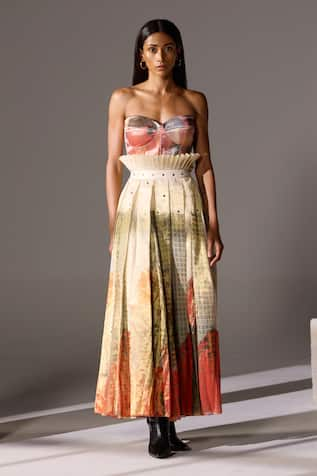 JYOTI SACHDEV IYER New York Printed Long Skirt 