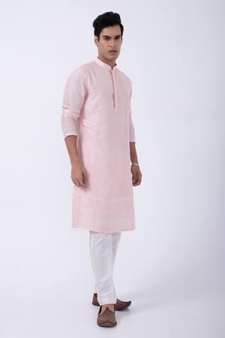 KAKA CALCUTTA Plain Kurta & Pyjama Set 