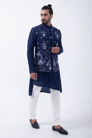 KAKA CALCUTTA Mirror Work Bundi Jacket 