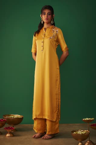 Mehak Murpana Mukaish Work Kurta & Pant Set 