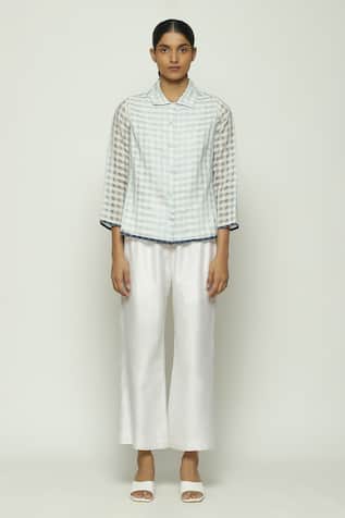 Abraham And Thakore Checkered Pattern Shirt 