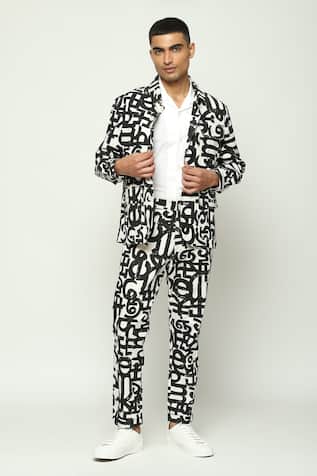 Calligraphy Hand Block Print Pant 