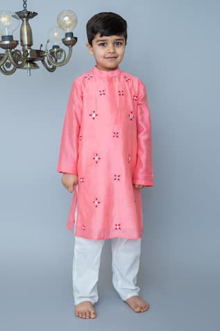 Mi Dulce An'ya Mirror Embroidered Kurta With Pant 