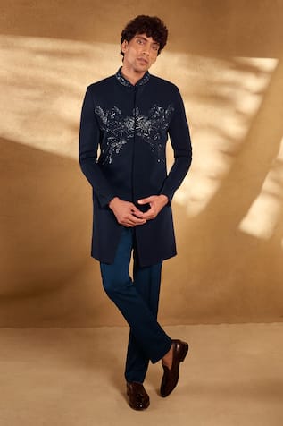 Alaya Advani Sequin Bead Embellished Sherwani With Pant 