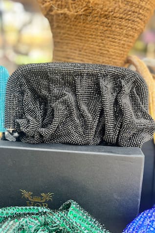 Waterfall Embellished Clutch 