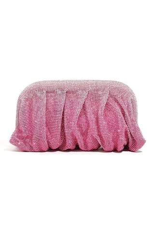 Waterfall Ombre Rhinestone Embellished Clutch 