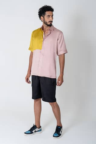 Neora By Nehal Chopra Colorblock Shirt 