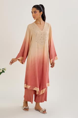 Siyona by Ankurita Palash Ombre Kurta & Pant Set 